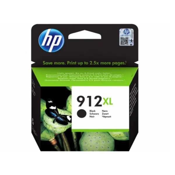 HP 912XL High Yield Black Ink Cartridge – 825 Pages / 21.7 ml / Black Color / Ink Cartridge