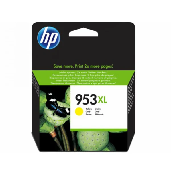 HP 953XL High Yield Yellow Ink Cartridge – 1.6K Pages / Yellow Color / Ink Cartridge