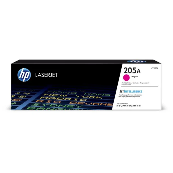 HP 205A Toner Cartridge – 900 Pages / Magenta Color / Toner Cartridge – (CF533A)