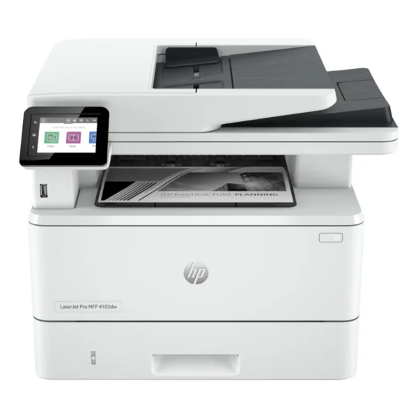 HP LaserJet Pro MFP 4103dw – 40ppm / 1200dpi / A4 / USB / LAN / Wi-Fi / Mono Laser – Printer