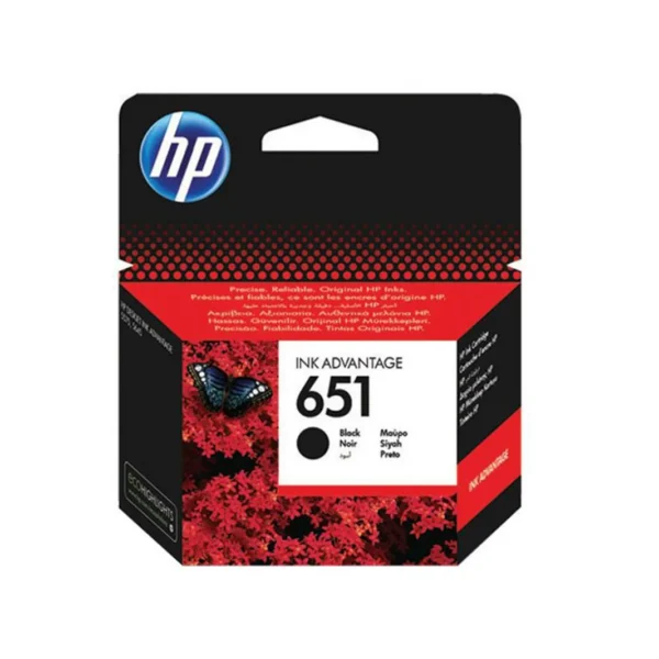 HP 651 Black Ink Cartridge-C2P10AE