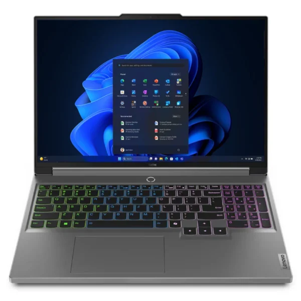 Lenovo Legion 5 Gen 9 - 16.0" WQXGA / i7 / 16GB / 512GB (NVMe M.2 SSD) / RTX 4060 8GB VGA / Win 11 Home / 1YW / Arabic/English / Luna Grey - Laptop
