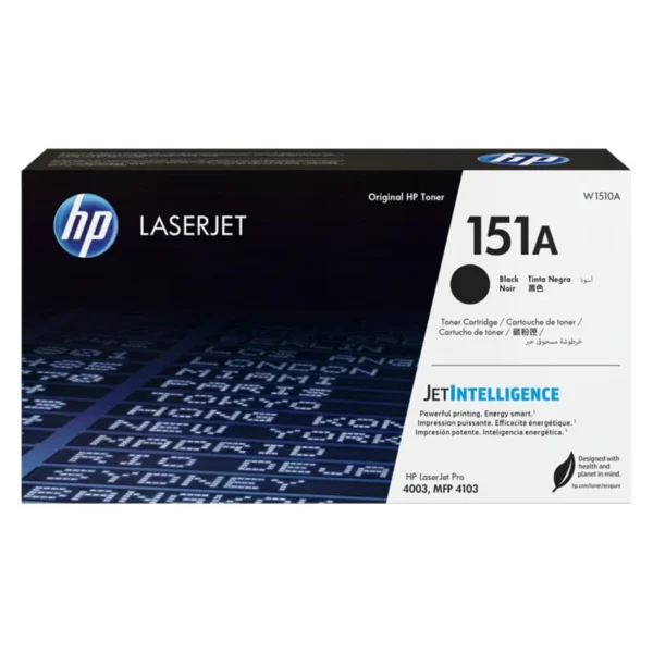 HP 151A Black Color – 3050 Pages / Black Color / Toner Cartridge – (W1510A)