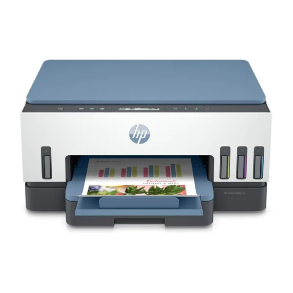 HP Smart Tank Printer 725 AIO - 15ppm / 4800dpi / A4 / USB / Wi-Fi / Bluetooth / Color Inkjet