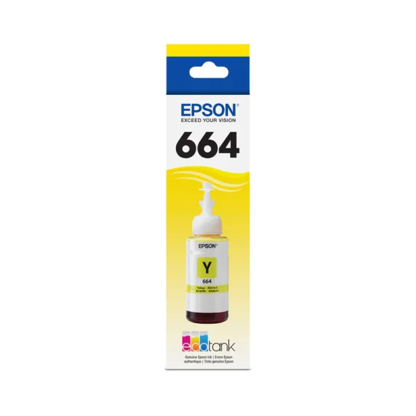 Epson 664 Yellow Ink Bottle 70ML